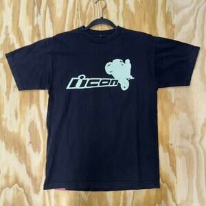 Vintage y2k icon motorcycles 2000s biker silhouette t-shirt